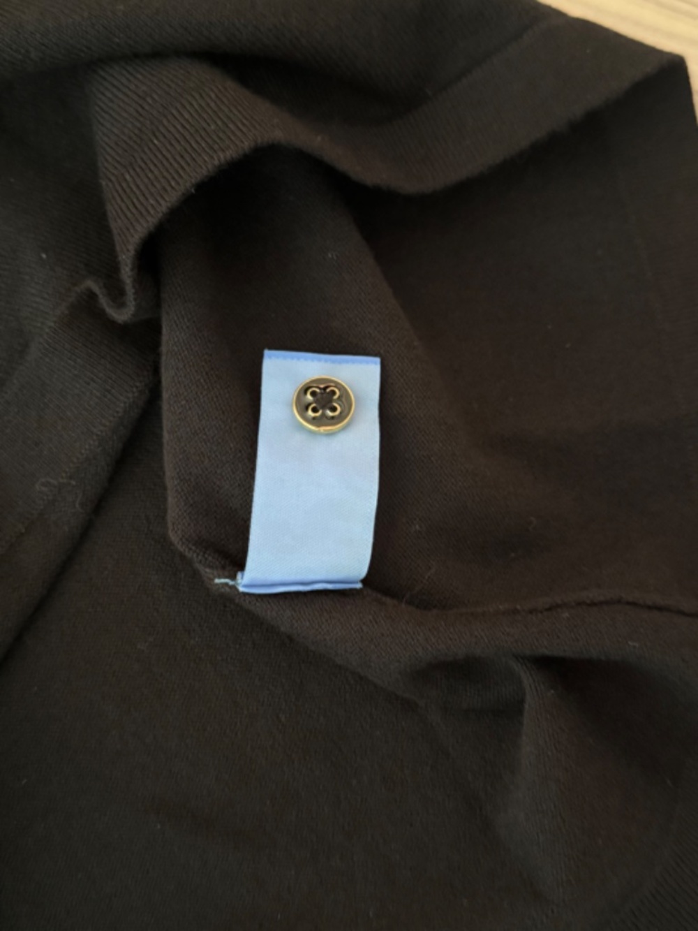 NEW! J. McLaughlin Jamey Sweater Crewneck Long Sleeves Button Details Black XS - Picture 11 of 14